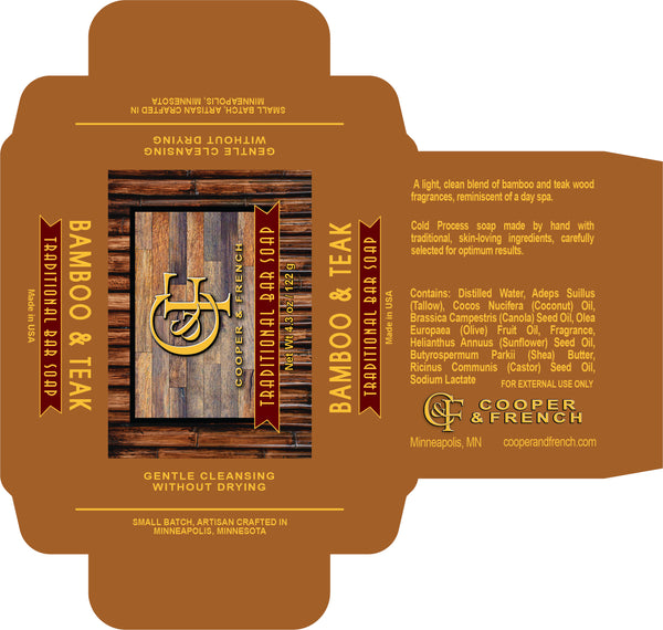 Bamboo & Teak Bar Soap