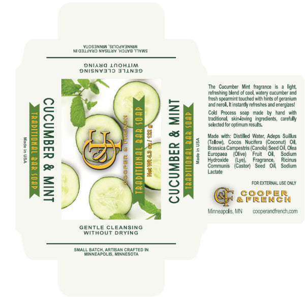 Cucumber & Mint Bar Soap