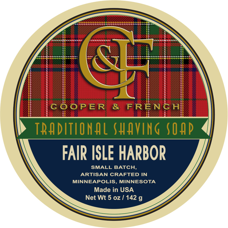 Fair Isle Harbor Shaving Soap