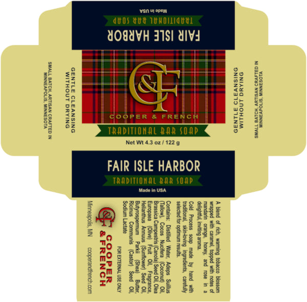 Fair Isle Harbor Bar Soap