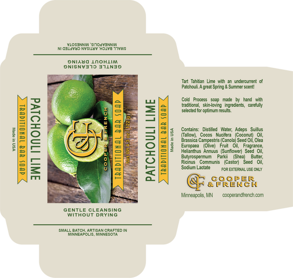 Patchouli Lime Bar Soap