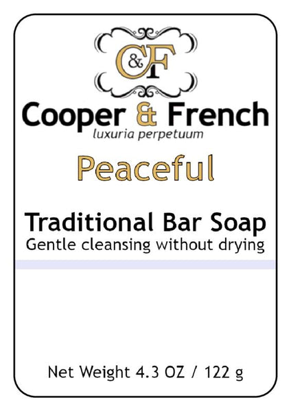 Peaceful Bar Soap - Cooper & French