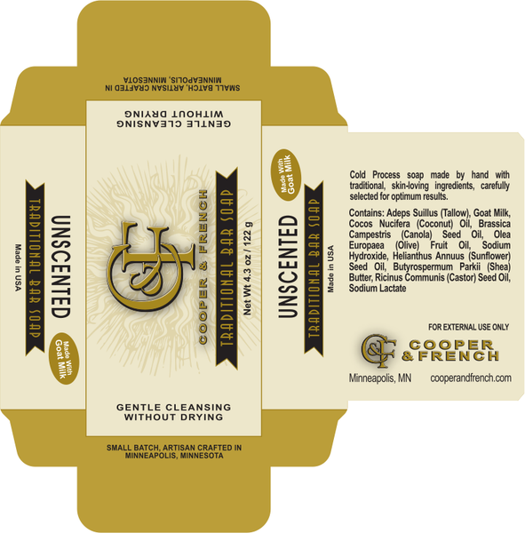 Unscented Goat Milk Bar Soap