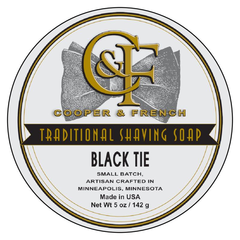 Black Tie Shaving Soap - Cooper & French