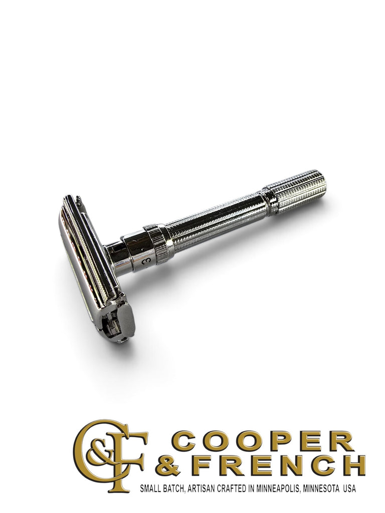 1968 Gillette Slim Adjustable Safety Razor – N2 Date Code