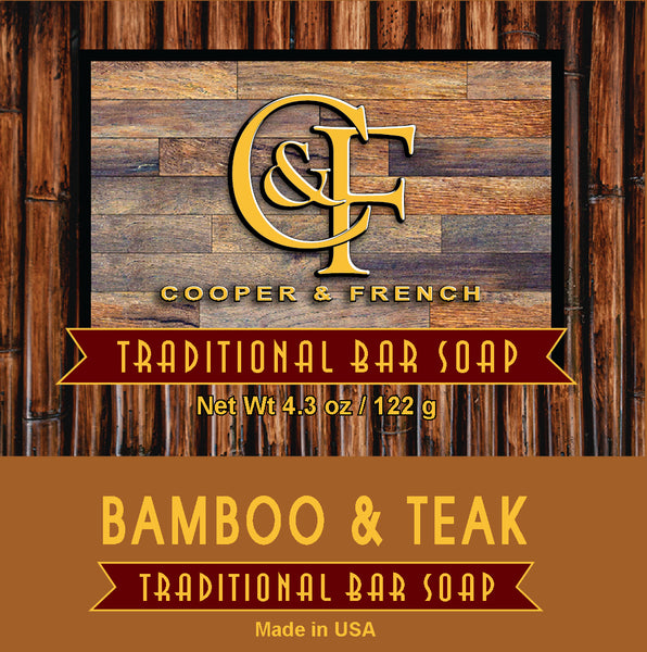 Bamboo & Teak Bar Soap